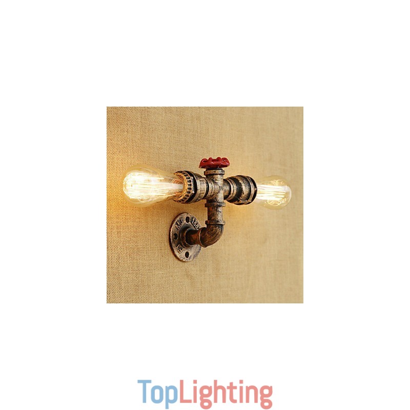 Country Retro Painting Feature for Mini Style Ambient Light Wall Sconces Wall Light