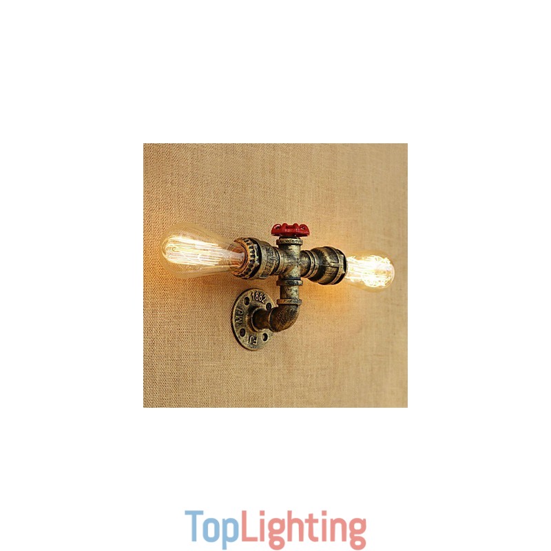 Country Retro Painting Feature for Mini Style Ambient Light Wall Sconces Wall Light