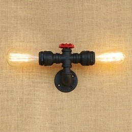 Country Retro Painting Feature for Mini Style Ambient Light Wall Sconces Wall Light