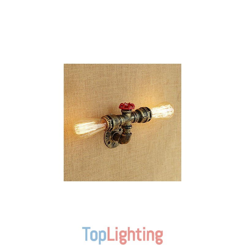 Country Retro Painting Feature for Mini Style Ambient Light Wall Sconces Wall Light