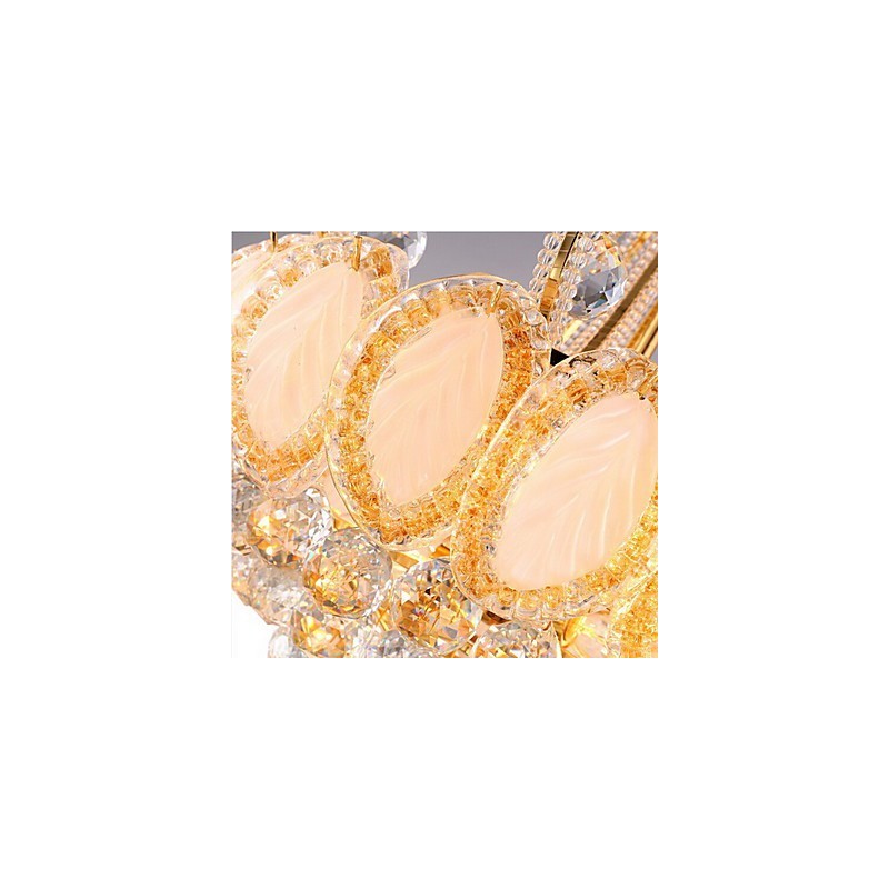 Modern Luxury Chandelier Crystal Pendant Light Diameter 50CM Contains 8 Bulbs