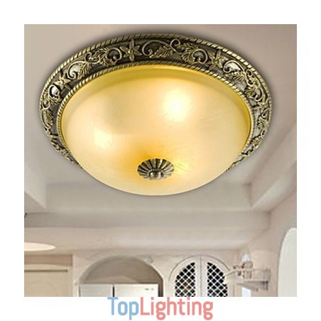Flush Mount Mini Style Traditional Classic Resin Flush Mount Mini Style Traditional Classic Resin