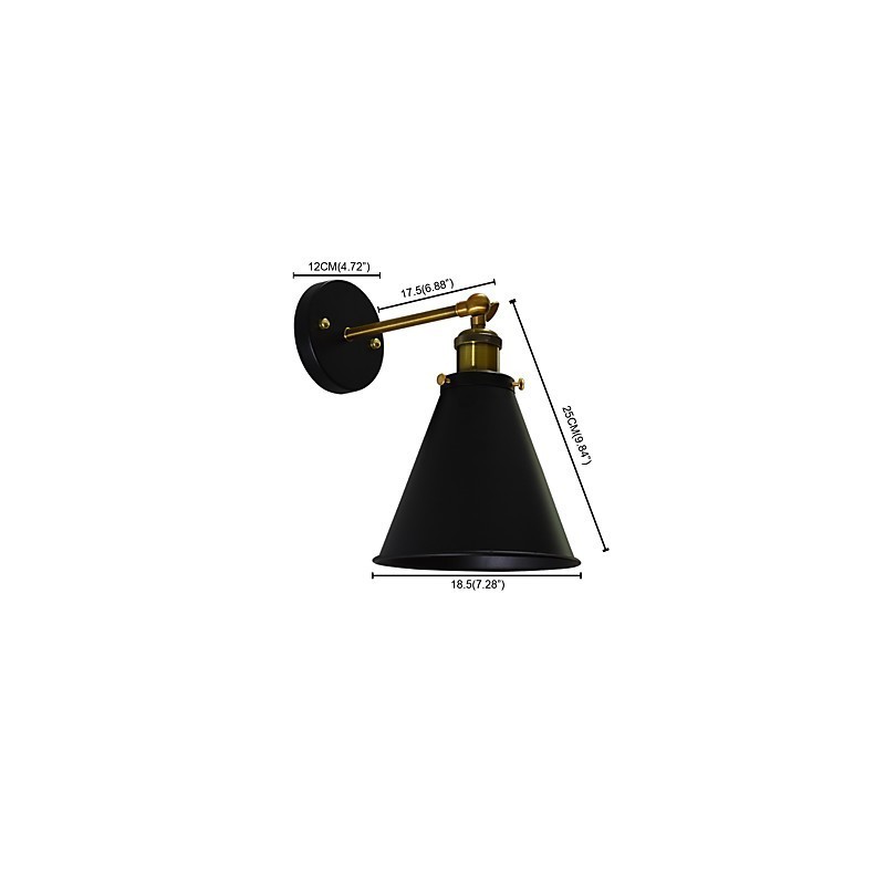 Light Buzz Paint Single Wall Iron Wall Lamp Dumb Black Lightsaber Lamp On Wall