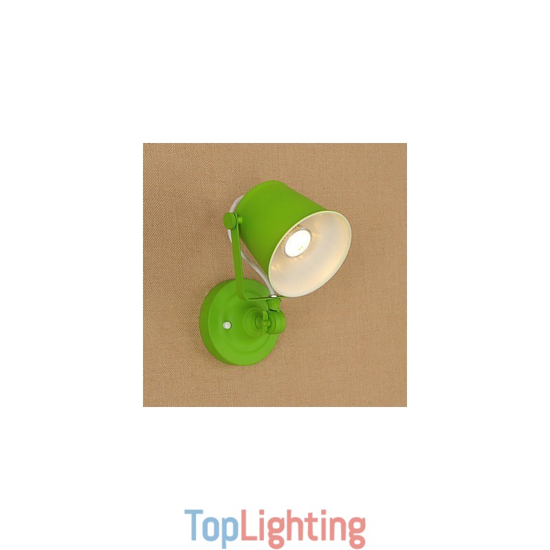 Country Retro Painting Feature Adjustable for Swing Arm Eye Protection Downlight Wall Lights Wall Light
