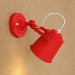Country Retro Painting Feature Adjustable for Swing Arm Eye Protection Downlight Wall Lights Wall Light