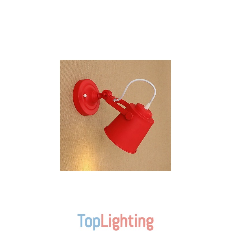 Country Retro Painting Feature Adjustable for Swing Arm Eye Protection Downlight Wall Lights Wall Light