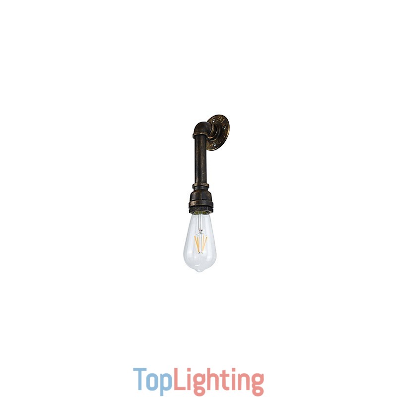 Rustic Lodge Traditional Classic Antique Brass Feature for Ambient Light Wall Lights Wall Light