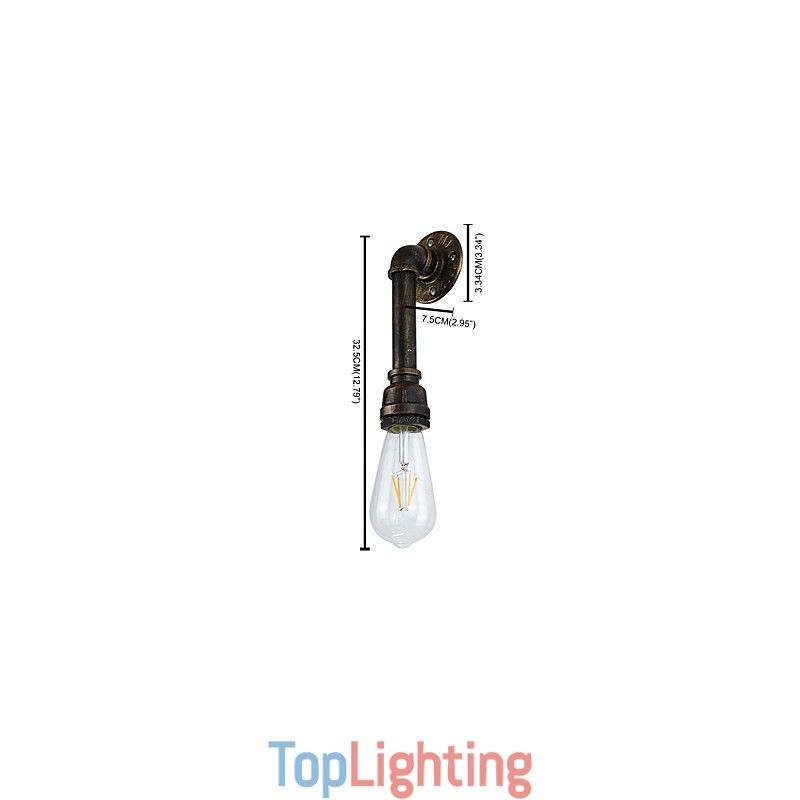 Rustic Lodge Traditional Classic Antique Brass Feature for Ambient Light Wall Lights Wall Light