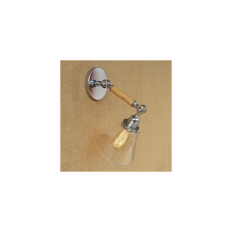 Modern Contemporary Country Retro Electroplated Feature for Swing Arm Ambient Light