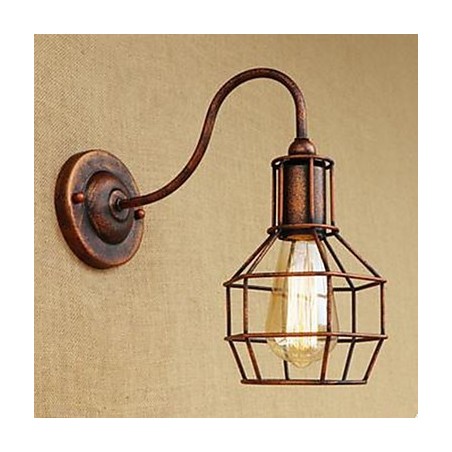 Iron Art Long Arm Nostalgic And Retro Creative Character Rust Color Study Sitting Room Head Of The American Wall Lamp Iron Art Long Arm Nostalgic And Retro Creative Character Rust Color Study Sitting Room Head Of The American Wall Lamp