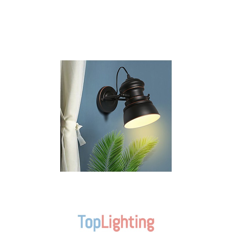 Vintage Metal Wall Sconces Industrial Wall Light Simplicity Lamp for Cafe Club Bar Lighting