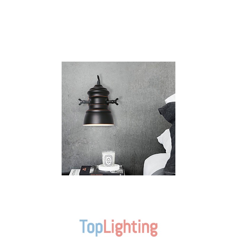 Vintage Metal Wall Sconces Industrial Wall Light Simplicity Lamp for Cafe Club Bar Lighting