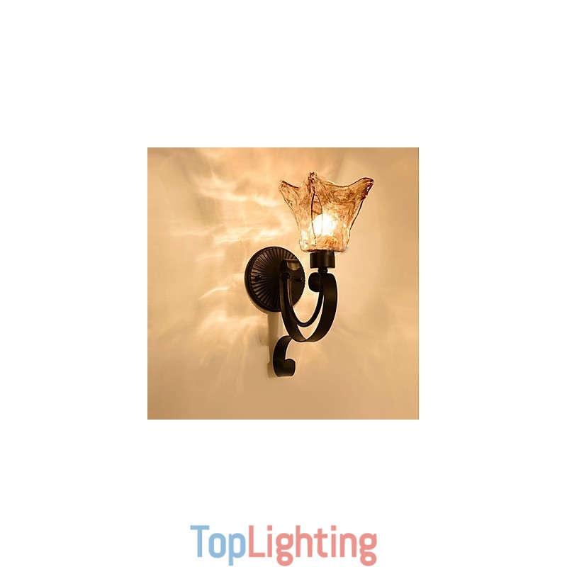 Wall Lamp Simple Living Room Light Iron Decorative Bedroom Bedside Lamp Corridor Lamp