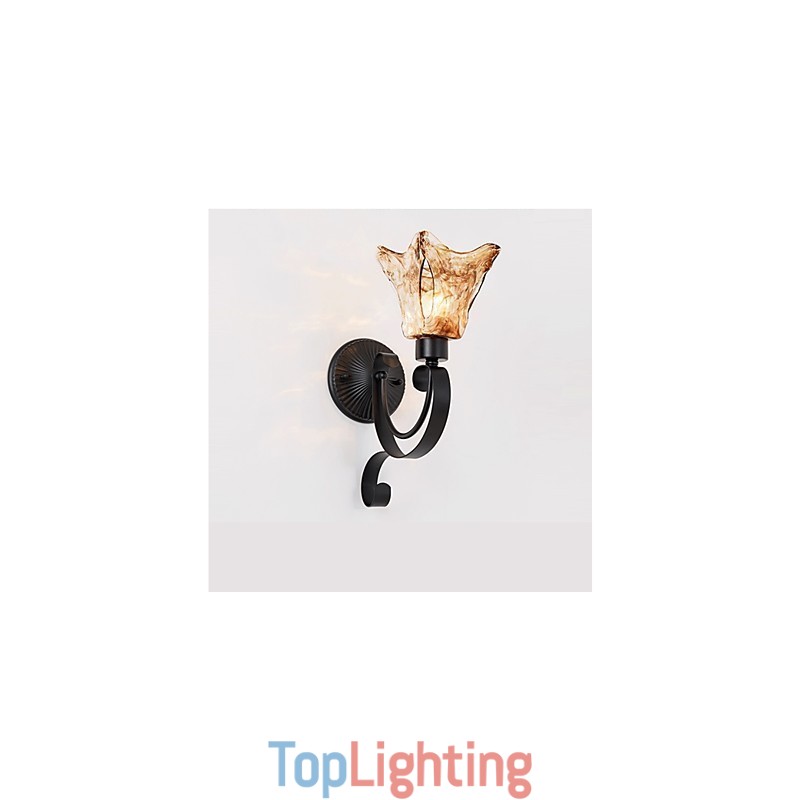 Wall Lamp Simple Living Room Light Iron Decorative Bedroom Bedside Lamp Corridor Lamp