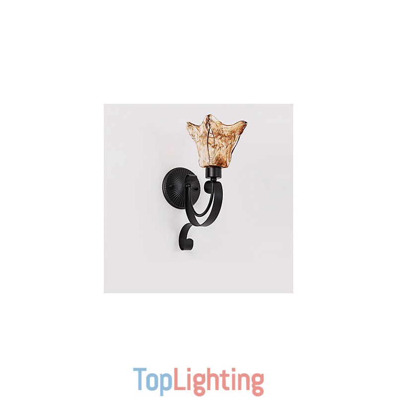 Wall Lamp Simple Living Room Light Iron Decorative Bedroom Bedside Lamp Corridor Lamp