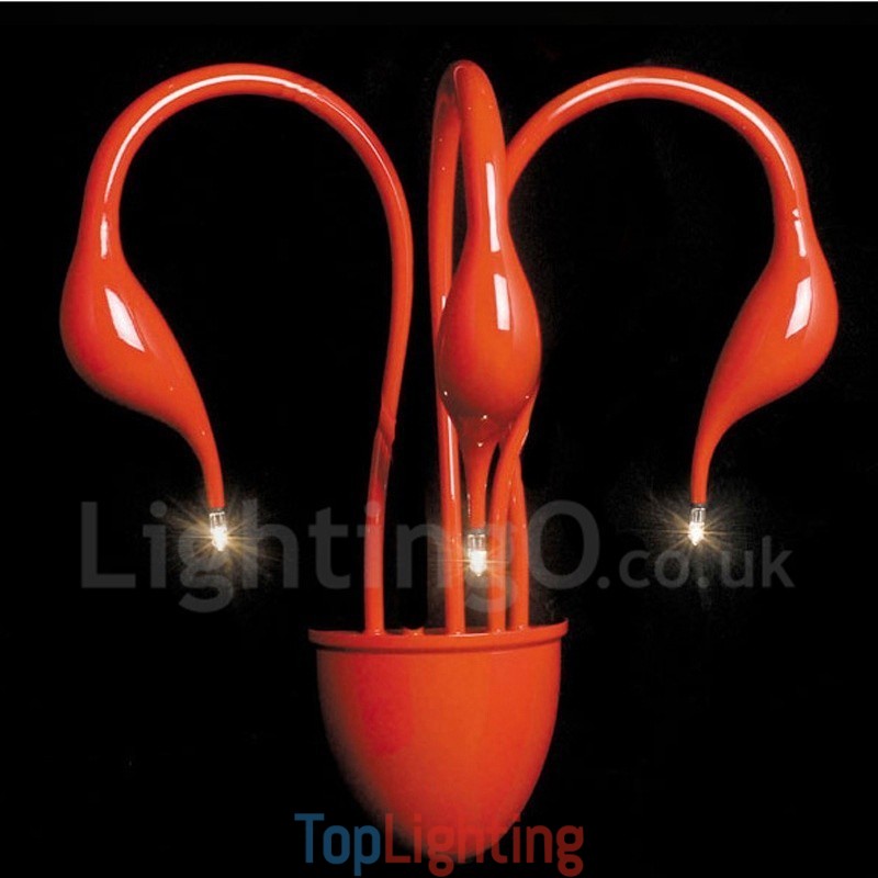 Swan Head Modern Contemporary Multi Colours Ambient Light Wall Sconces Wall Light