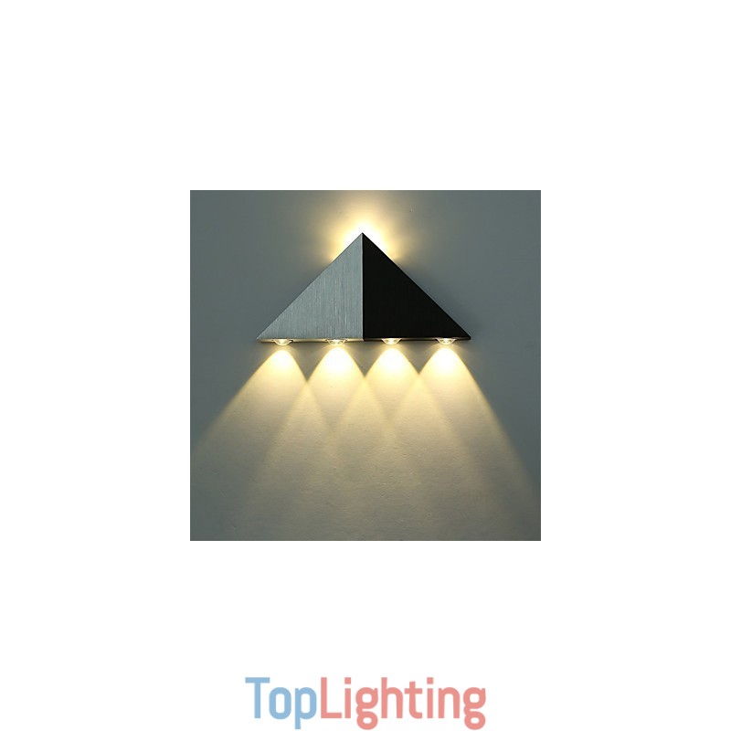 Modern Triangle Wall Sconce Light Fixture Indoor Hallway Up Down Wall Lamp Spot Light Aluminum Decorative Lighting for Studio Restauran