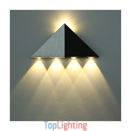 Modern Triangle Wall Sconce Light Fixture Indoor Hallway Up Down Wall Lamp Spot Light Aluminum Decorative Lighting for Studio Restauran Modern Triangle Wall Sconce Light Fixture Indoor Hallway Up Down Wall Lamp Spot Light Aluminum Decorative Lighting for Studio Restauran