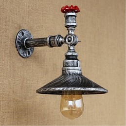 Rustic Lodge Painting Feature for Ambient Light Wall Sconces Wall Light Silver