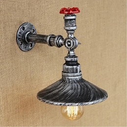 Rustic Lodge Painting Feature for Ambient Light Wall Sconces Wall Light Silver