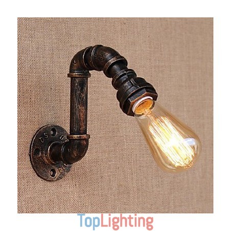 Nostalgia Simple Water Pipe Decorative Small Wall Lamp Wall Light Nostalgia Simple Water Pipe Decorative Small Wall Lamp Wall Light