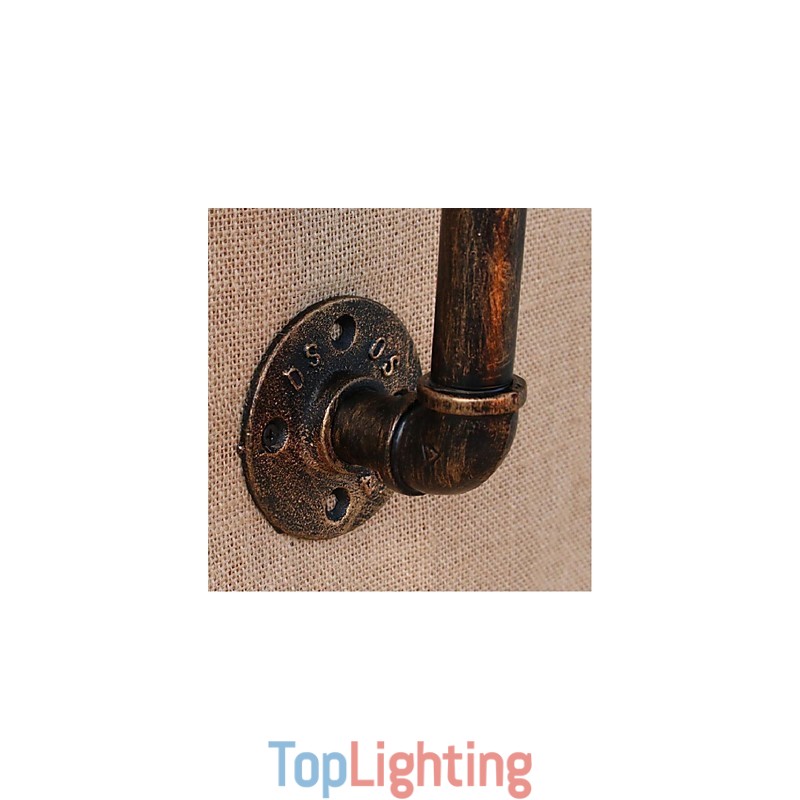 Nostalgia Simple Water Pipe Decorative Small Wall Lamp Wall Light