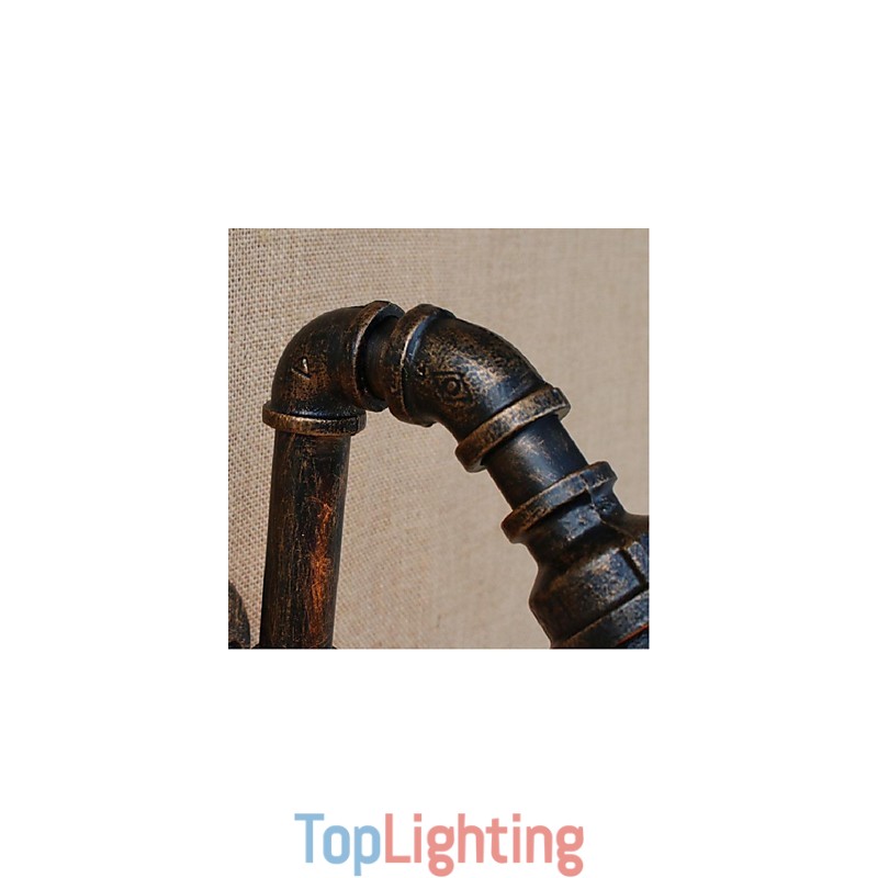Nostalgia Simple Water Pipe Decorative Small Wall Lamp Wall Light