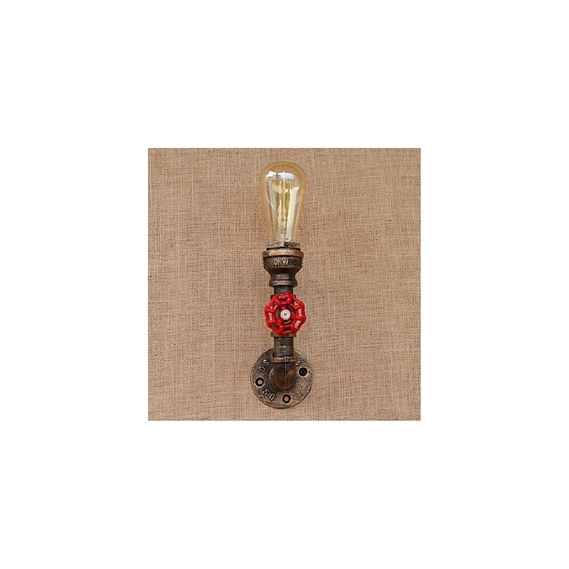 Nostalgia Simple Water Pipe Decorative Small Wall Lamp Wall Light