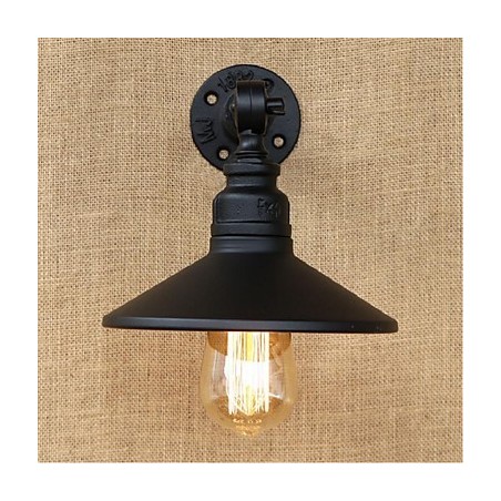 Industrial Style Nordic Water Pipe Wall Lamp Wall Light Black Industrial Style Nordic Water Pipe Wall Lamp Wall Light Black