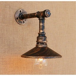 Rustic Lodge Country Antique Brass Feature for Ambient Light Wall Sconces Wall Light