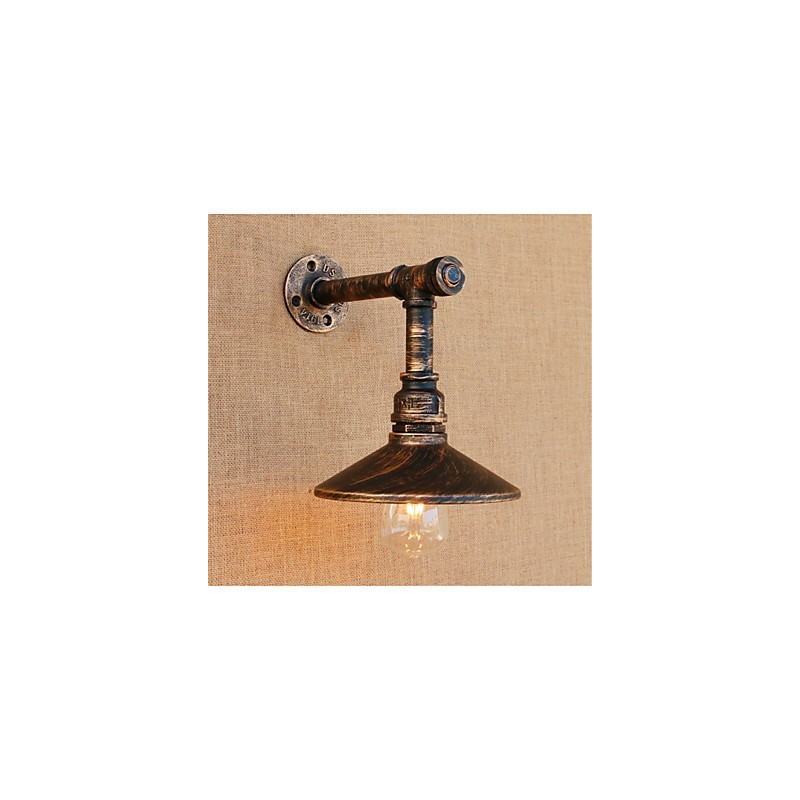 Rustic Lodge Country Antique Brass Feature for Ambient Light Wall Sconces Wall Light