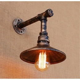 Rustic Lodge Country Antique Brass Feature for Ambient Light Wall Sconces Wall Light
