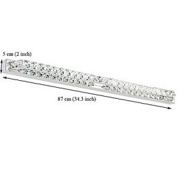 Long High Quality Mirror Lamp Bathroom Lights Metal and Crystal Wall Light