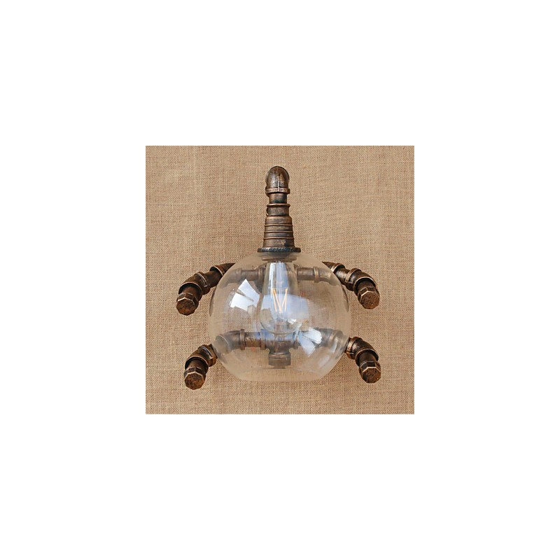 Rustic Lodge Country Antique Brass Feature for Ambient Light Wall Sconces Wall Light