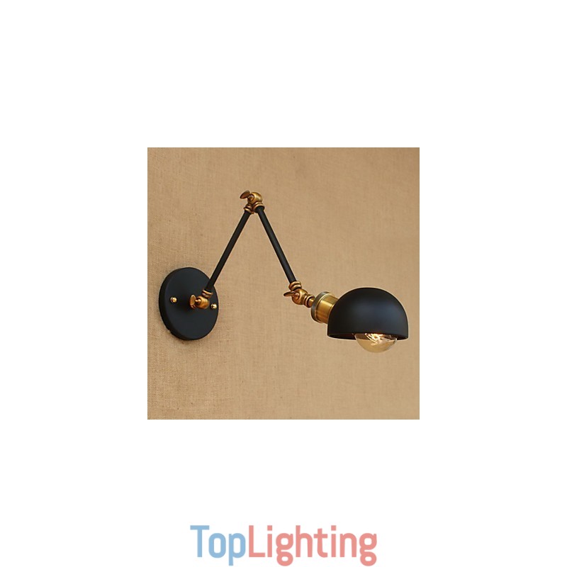 Nostalgic Creative Restaurant Bar Long Arm Wall Lamp