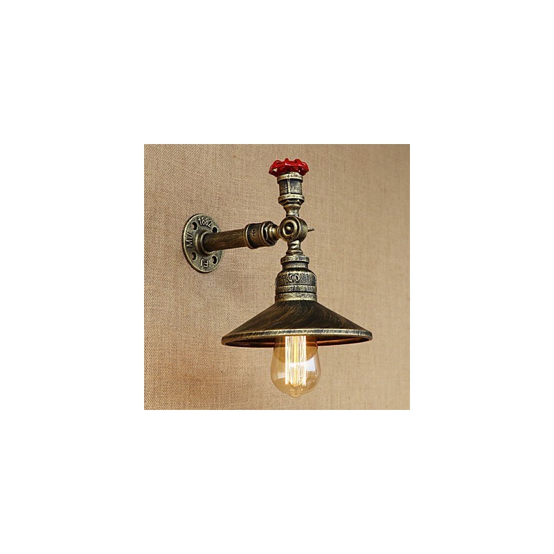 Retro Restaurant Edison Industrial Hoses Single Head Adornment Wall Lamp