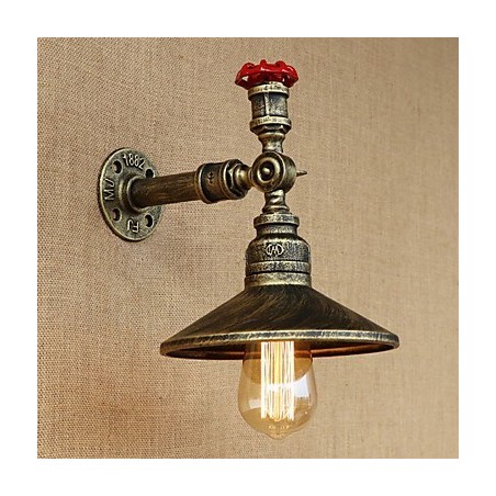 Retro Restaurant Edison Industrial Hoses Single Head Adornment Wall Lamp Retro Restaurant Edison Industrial Hoses Single Head Adornment Wall Lamp