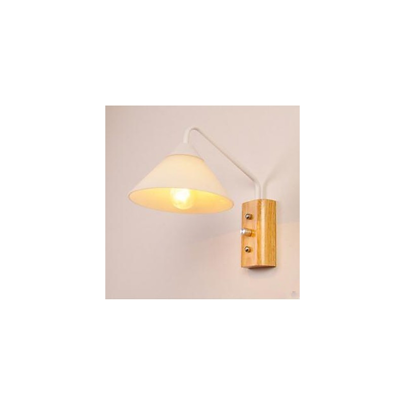 Japanese Korean Aisle Porch Stairs Bedroom Bedside Lamp Wall Lamp Glass Wood