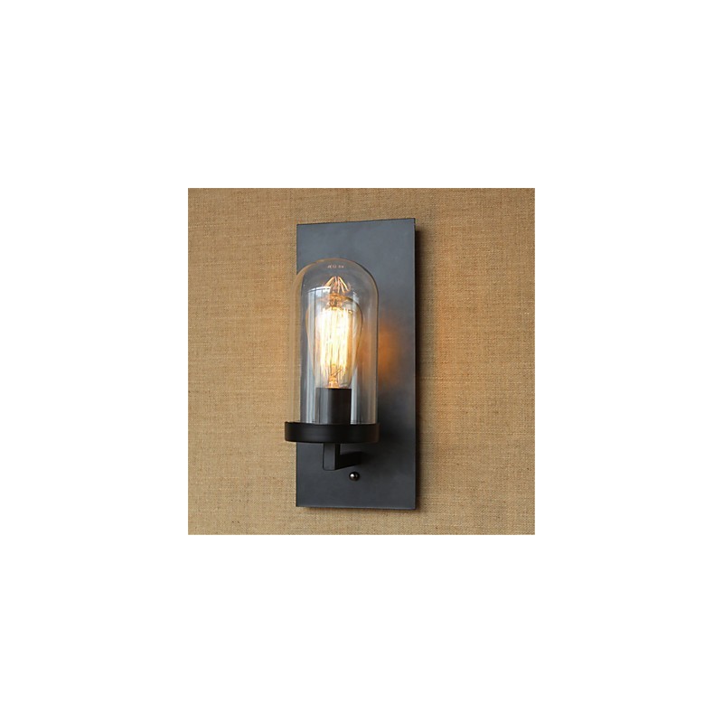 Rustic Lodge Country Retro Painting Feature for Eye Protection Ambient Light Wall Sconces