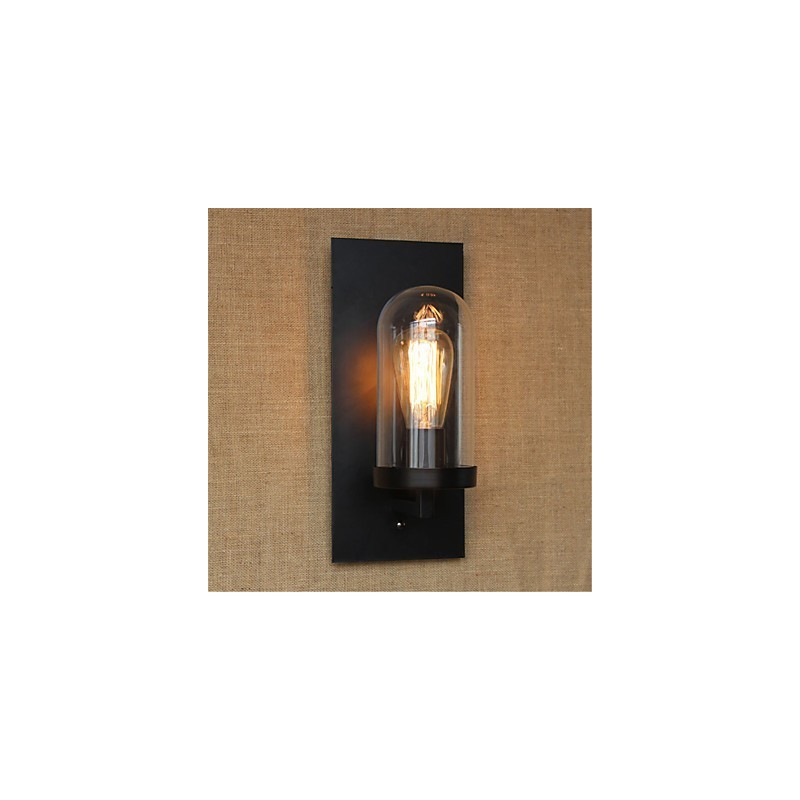 Rustic Lodge Country Retro Painting Feature for Eye Protection Ambient Light Wall Sconces