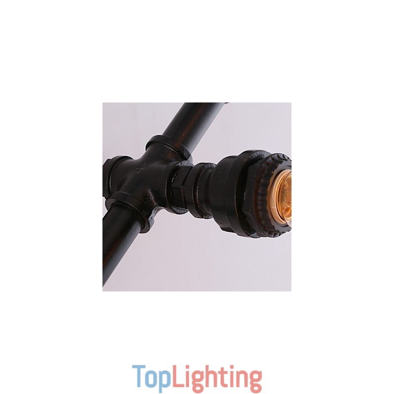 Vintage Water Pipe Loving Heart Creative Wall Lights Industrial Living Room Restaurant Bars Cafe decoration Wall Sconces