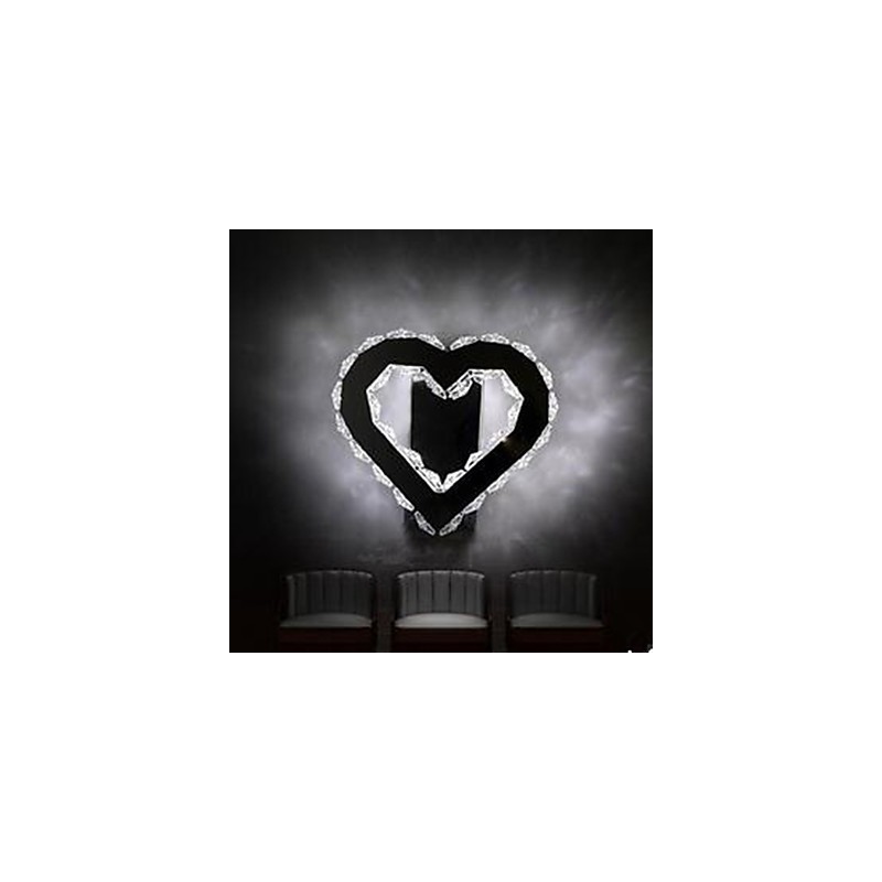 Integrated Modern Contemporary Chrome Feature for Ambient Light Wall Lights Wall Light