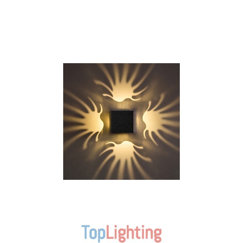 Modern Light Aluminum Flush Mount Wall Lamp Decorate Wall Lights