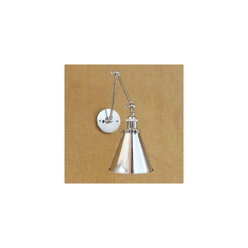 Modern Contemporary Retro Electroplated Feature for Swing Arm Eye Protection Ambient Light