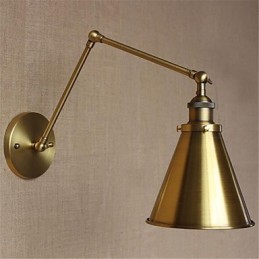 Modern Contemporary Retro Electroplated Feature for Swing Arm Eye Protection Ambient Light