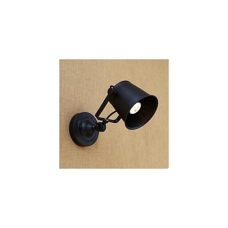 Traditional Classic Rustic Lodge Novelty Painting Feature for Swing Arm Eye Protection Ambient Light