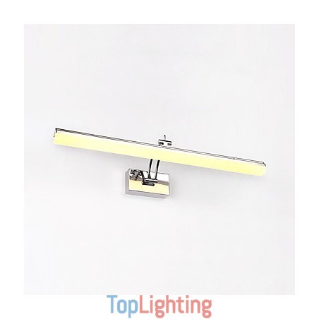 Integrated Modern Contemporary Chrome Feature for Ambient Light Bathroom Lighting Wall Light Integrated Modern Contemporary Chrome Feature for Ambient Light Bathroom Lighting Wall Light