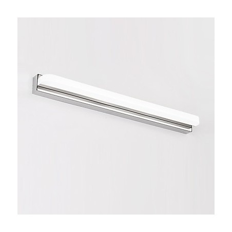 Integrated Modern Contemporary Chrome Feature for Ambient Light Bathroom Lighting Wall Light Integrated Modern Contemporary Chrome Feature for Ambient Light Bathroom Lighting Wall Light