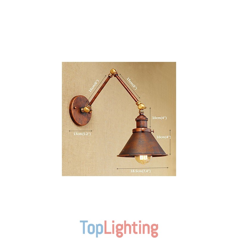 Wall Sconce Brass Vintage Industrial Wall Lamp Light Home Lighting Indoor Decor Wall Sconce