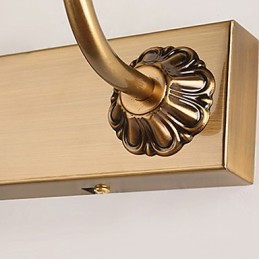 Mirror Lamp Integrated Modern Contemporary Traditional Classic Rustic Lodge Vintage Antique Brass